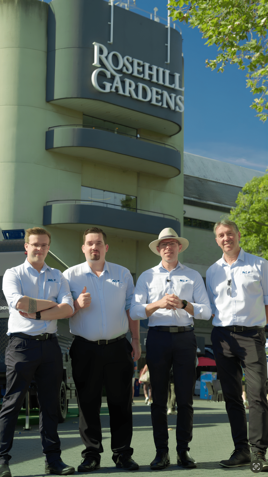 National Leisure Finance team at the Rosehill caravan show